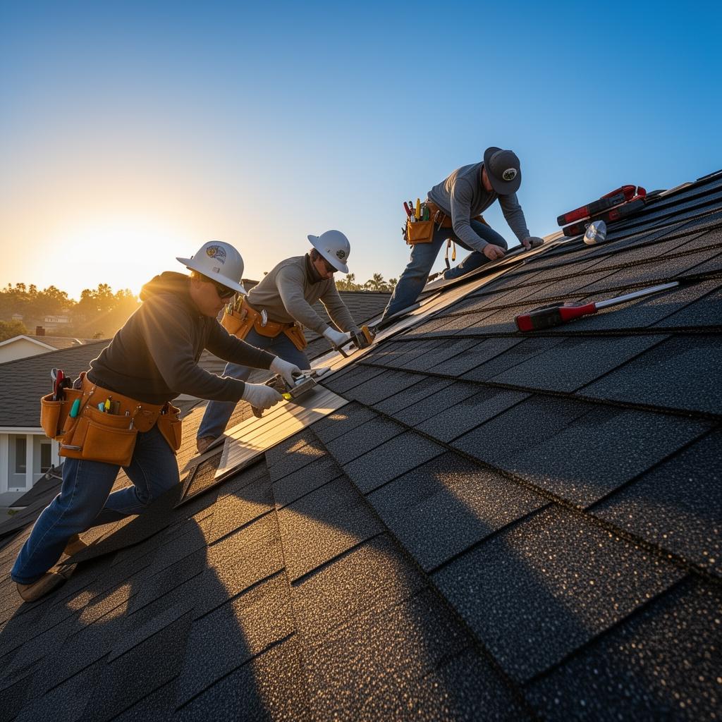 Roofing services in California